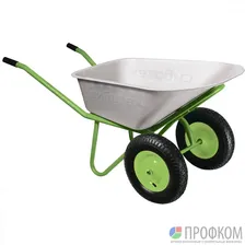 Тачка садово-строительная СИБРТЕХ, 2 колеса, 230 кг/90 л