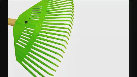 Комплект грабли 200 мм + грабли 360 мм + пластиковый черенок с пружинным стопором